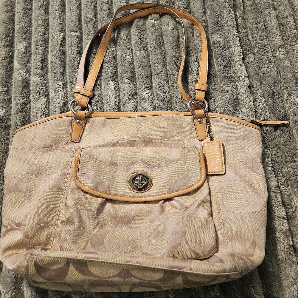 Coach Pink Shoulder Bag